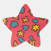 Calypso ster sticker (Voorkant)