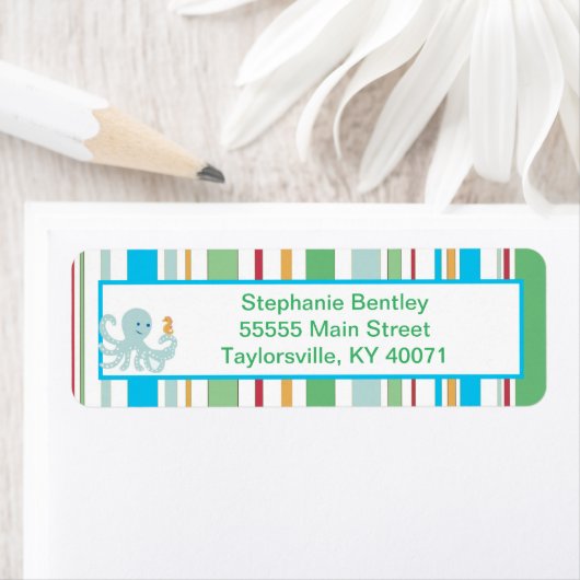 Calypso Zee Creater Return Address Label (Insitu)