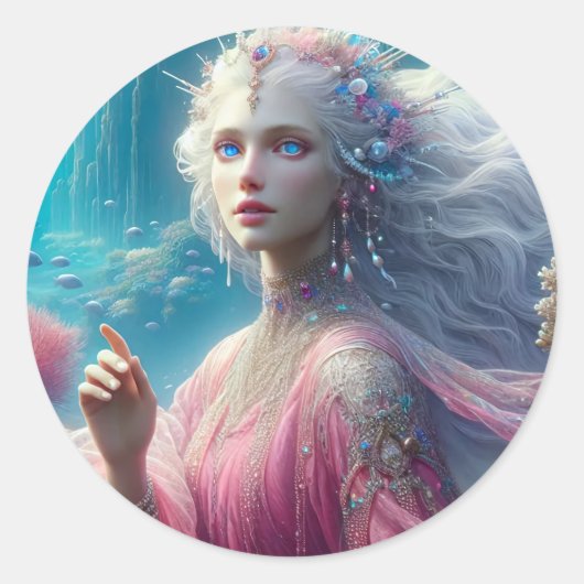 Calypso - Zeemeermin Collectie Sticker (Voorkant)