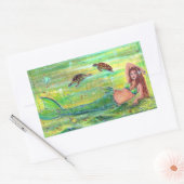 Calypso-zeemeermin met zeeen stickers (Envelop)