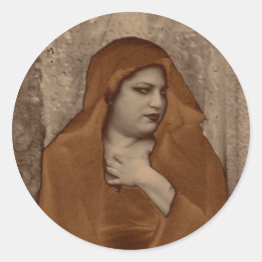 Calyspo's Secret Ronde Sticker (Voorkant)