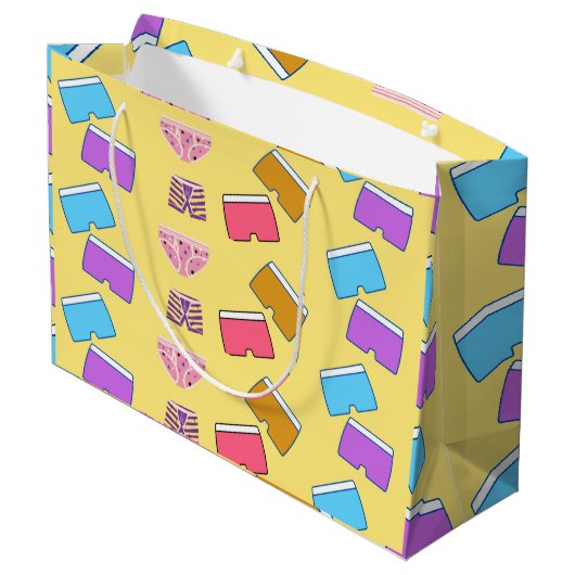 calzonez-patroon groot cadeauzakje (Achterkant Gekanteld)