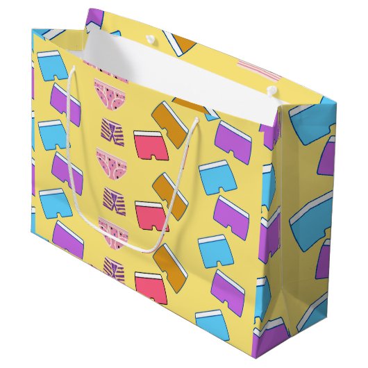 calzonez-patroon groot cadeauzakje (Voorkant Gekanteld)