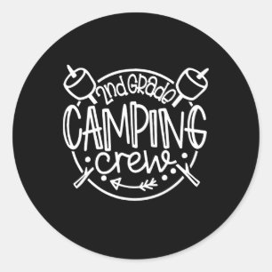 Cam 2e klas campingploeg tweedegraads docent schoo ronde sticker