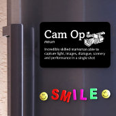 Cam Op Definitie - Filmcrew 4" x 6" Flex Magneet