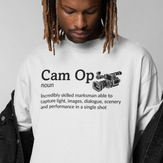 Cam op definitie lichte modus - Camera T-shirt