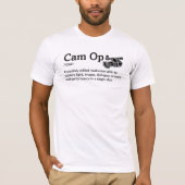 Cam op definitie lichte modus - Camera T-shirt (Voorkant)