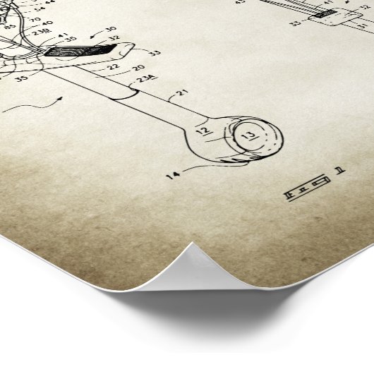 Cam Patent beklimmen Poster (Hoek)