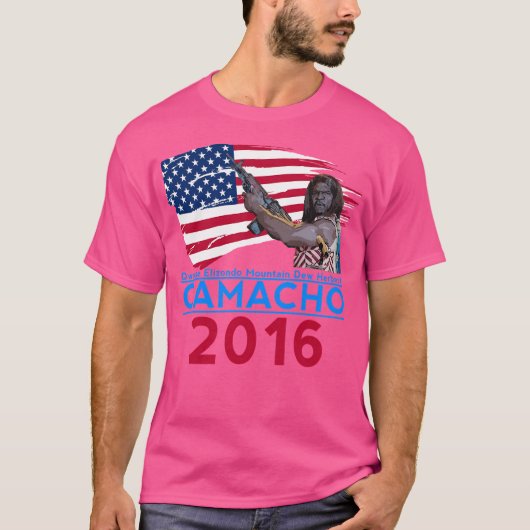 Camacho 2016 Baseball Sleeve T-shirt (Voorkant)
