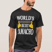 Camacho Achternaam Team Familie Achternaam World's T-shirt (Voorkant)