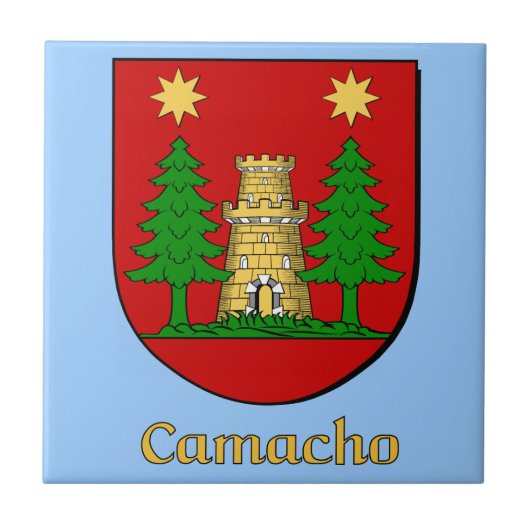 Camacho Family Shield Tegeltje (Voorkant)