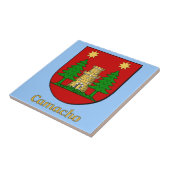 Camacho Family Shield Tegeltje (Zijkant)