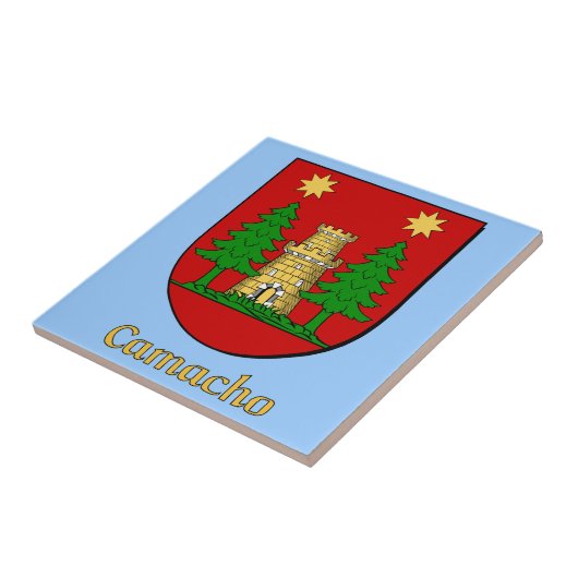 Camacho Family Shield Tegeltje (Zijkant)