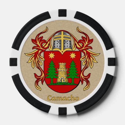 Camacho Heraldic Arms Pokerchips (Voorkant)
