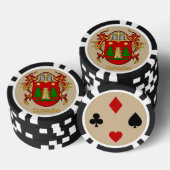 Camacho Heraldic Arms Pokerchips (Opstapeling)