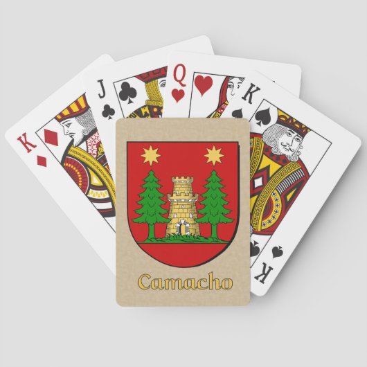Camacho Heraldic Shield Pokerkaarten (Achterkant)