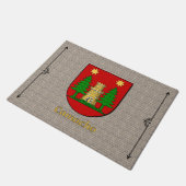 Camacho Historisch Schild op Cobblestone Deurmat (Schuin)