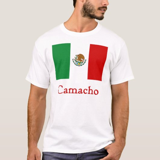 Camacho Mexicaanse vlag T-shirt (Voorkant)