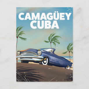 Camagüey Cuban vintage-poster Briefkaart
