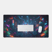 Camälion in Neonfarben Bureaumat (Keyboard & Muis)