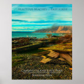 Camano Island State Park Editable Text and Photo Poster (Voorkant)