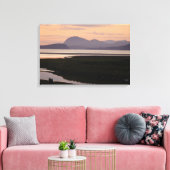 Camano Island, WA, bij zonsondergang verpakt Canva Canvas Afdruk (Insitu (Woonkamer))