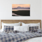 Camano Island, WA, bij zonsondergang verpakt Canva Canvas Afdruk (Insitu (Slaapkamer))