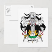 Camara Family Crest Briefkaart (Voorkant / Achterkant)