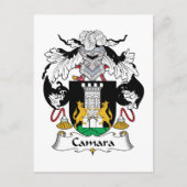 Camara Family Crest Briefkaart (Voorkant)