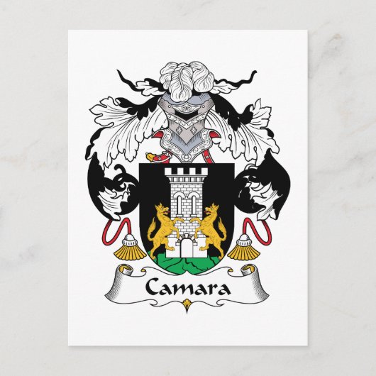 Camara Family Crest Briefkaart (Voorkant)