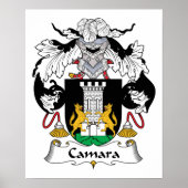 Camara Family Crest Poster (Voorkant)