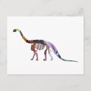 camarasaurus skelet briefkaart