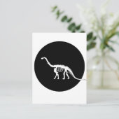 camarasaurus skelet briefkaart (Staand voorkant)