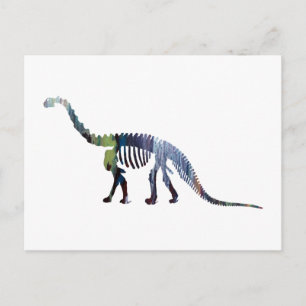 camarasaurus skelet briefkaart