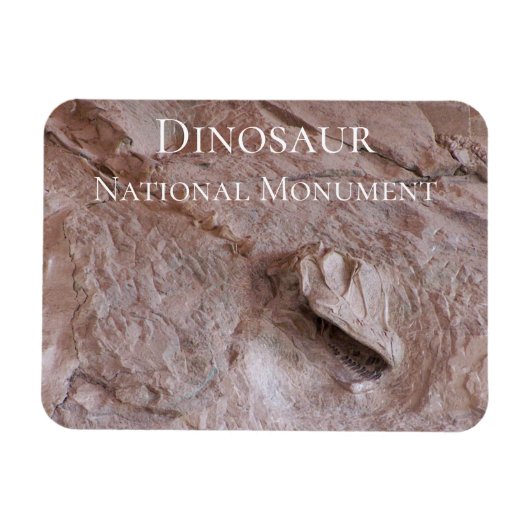 Camarasaurus Skull en Skeleton, Dinosaur, Utah Magneet (Horizontaal)