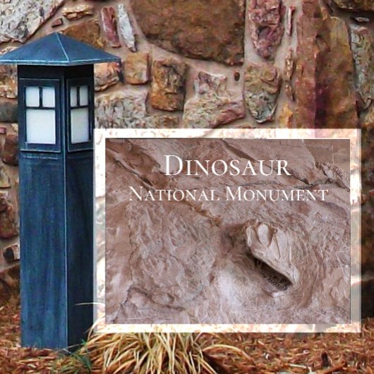 Camarasaurus Skull, Skeleton, Dinosaur NTL. Park Briefkaart