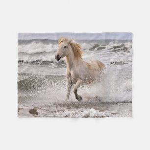 Camargue Horse die geen Surf meer heeft Fleece Deken