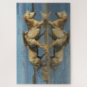 Camargue Horses and Reflection, Southern France Legpuzzel (Verticaal)