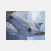 Camarguepaard Fleece Deken (Voorkant (Horizontaal))