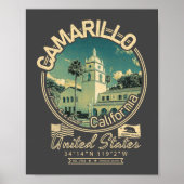 CAMARILLO CALIFORNIA - STAD CAMARILLO CA POSTER (Voorkant)