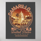 CAMARILLO CALIFORNIA - STAD CAMARILLO CA POSTER (Voorkant)