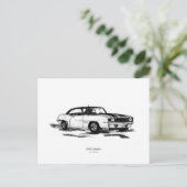 Camaro 1969 briefkaart (Staand voorkant)