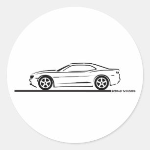 Camaro 2010 ronde sticker