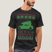 Camaro 2016 met kerst als Ugly Sweater XMAS Camaro T-shirt (Voorkant)