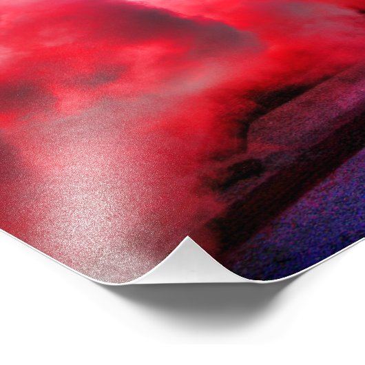 Camaro Burnout Foto Afdruk (Hoek)