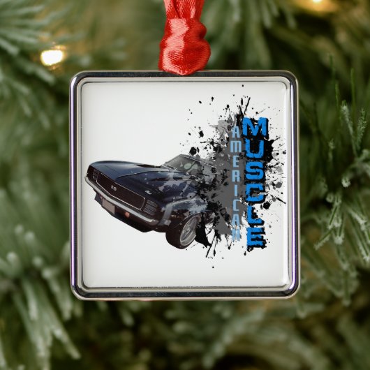 Camaro Burst Metalen Ornament (Boom)