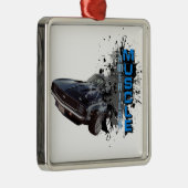 Camaro Burst Metalen Ornament (Rechts)