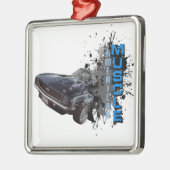 Camaro Burst Metalen Ornament (Links)