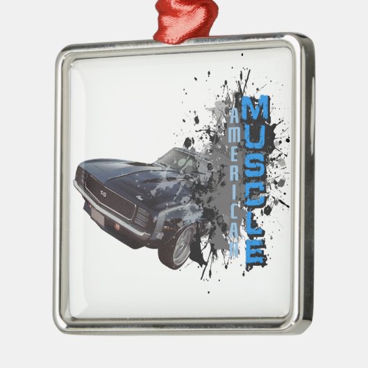 Camaro Burst Metalen Ornament (Links)