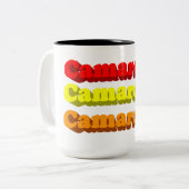Camaro Coffee Cup Tweekleurige Koffiemok (Voorkant links)